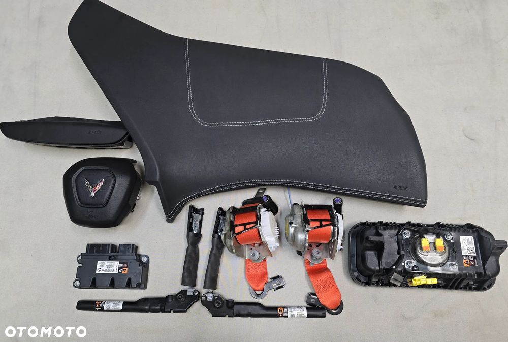RENAULT CORVETTE C7 CHEVROLET DESKA KONSOLA AIRBAG PASY PODUSZKI KOMPLET - 1