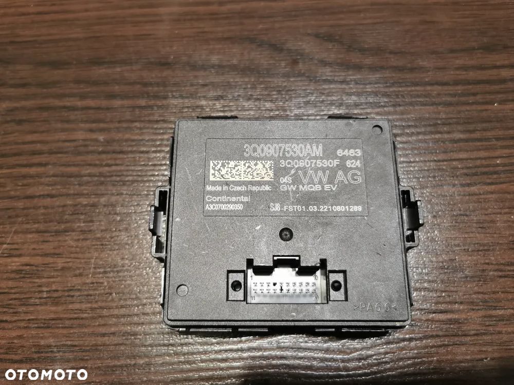VW Audi Seat Skoda Moduł Gateway sterownik 3Q0907530AM - 1