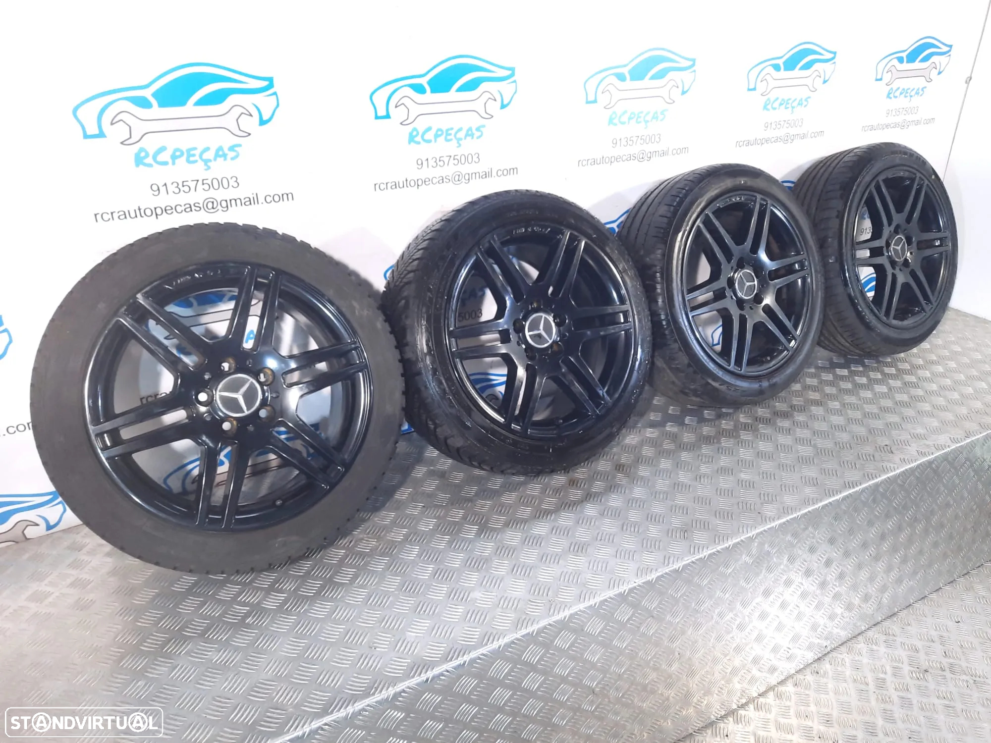 Jantes 17 AMG Originais Mercedes Benz CLASS C W204 8.5J ET53 5x112 - 2
