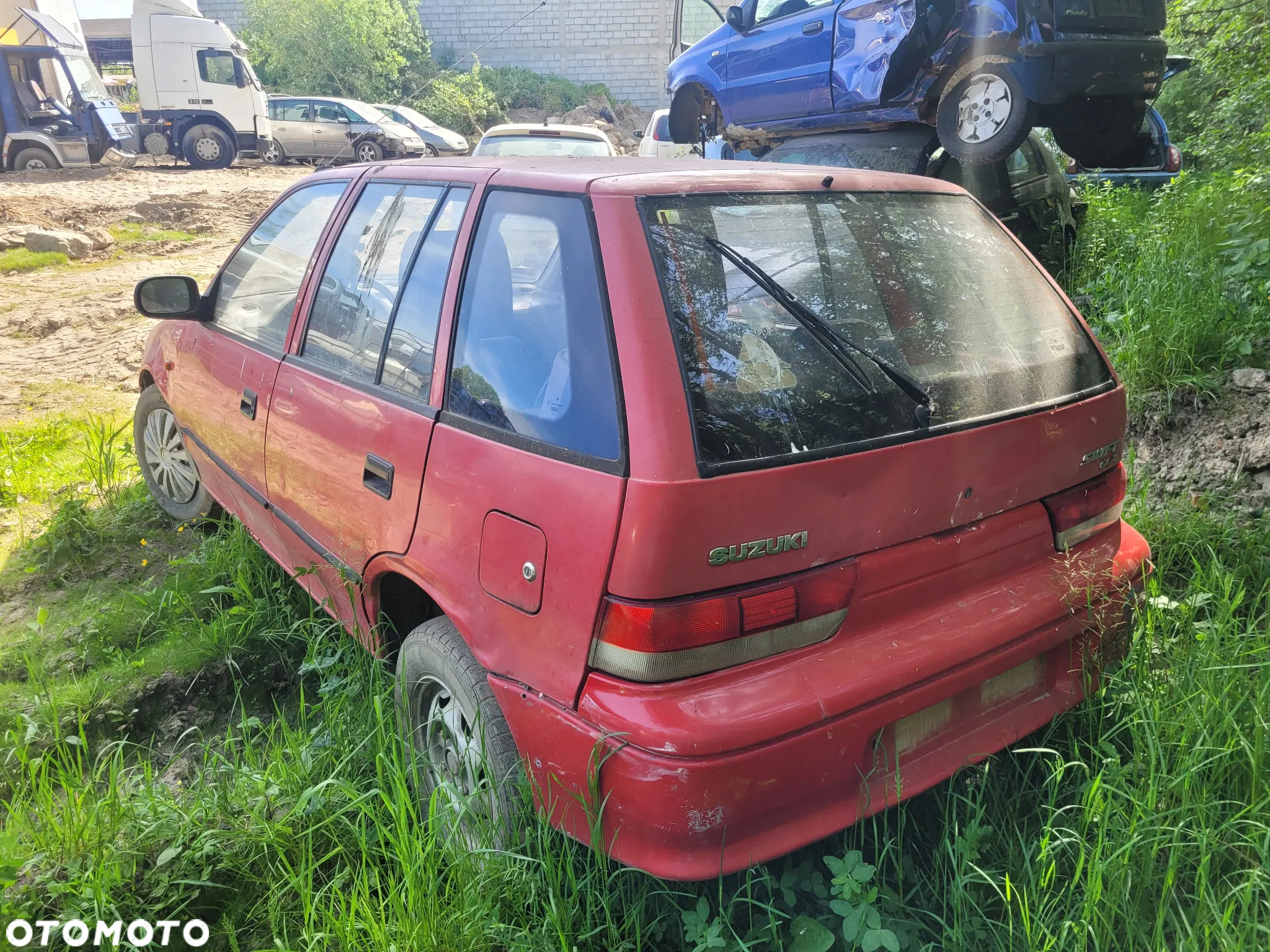 SUZUKI SWIFT II maska pokrywa silnika klapa bagażnika zderzak lampa reflektor pas przedni stop lampy halogeny - 3