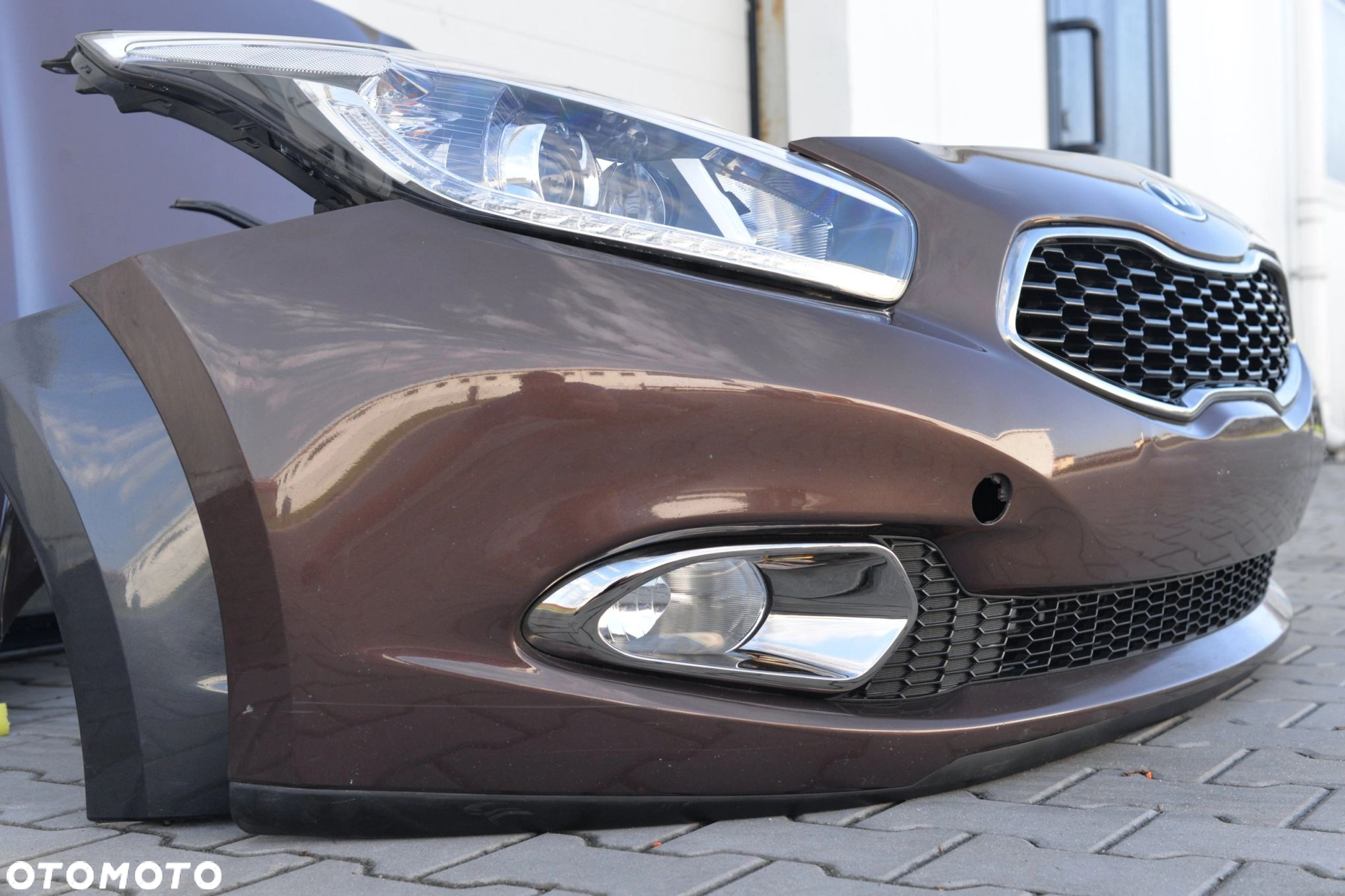 MASKA ZDERZAK GRILL BŁOTNIK PAS LAMPA H7 XENON BELKA KIA CEED 2 II 2012- - 11
