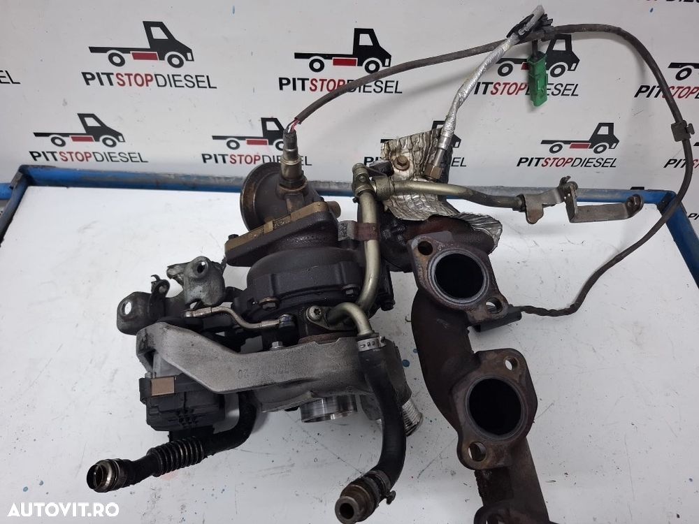 Turbo turbina turbosuflanta JAGUAR F-PACE XJ HK83 6K682 AA HK836K682AA 2015 2016 2017 2018 2019 - 1