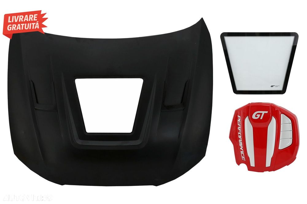 Capota Otel Inoxidabil cu Capac Motor compatibila cu Audi A5 B8.5 (2012-2016) GT D- livrare gratuita - 1