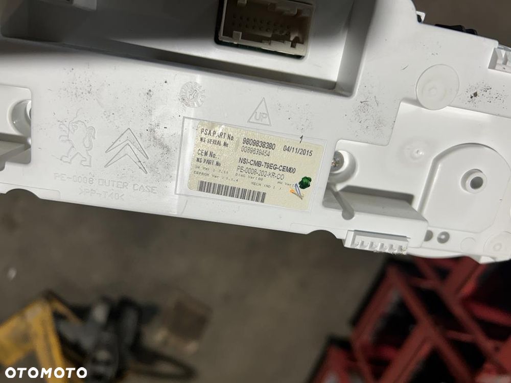 Licznik Peugeot 308 II T9 1.6 HDI 9809838380 - 6