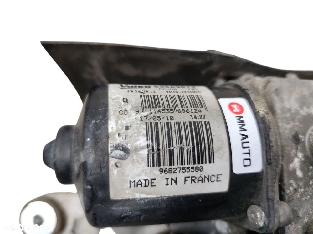SILNICZEK WYCIERACZKI LEWY PRZÓD CITROEN C5 III (2008-2010) 2.0 HDI 163KM 9682755580 53569612 53630437 - 3
