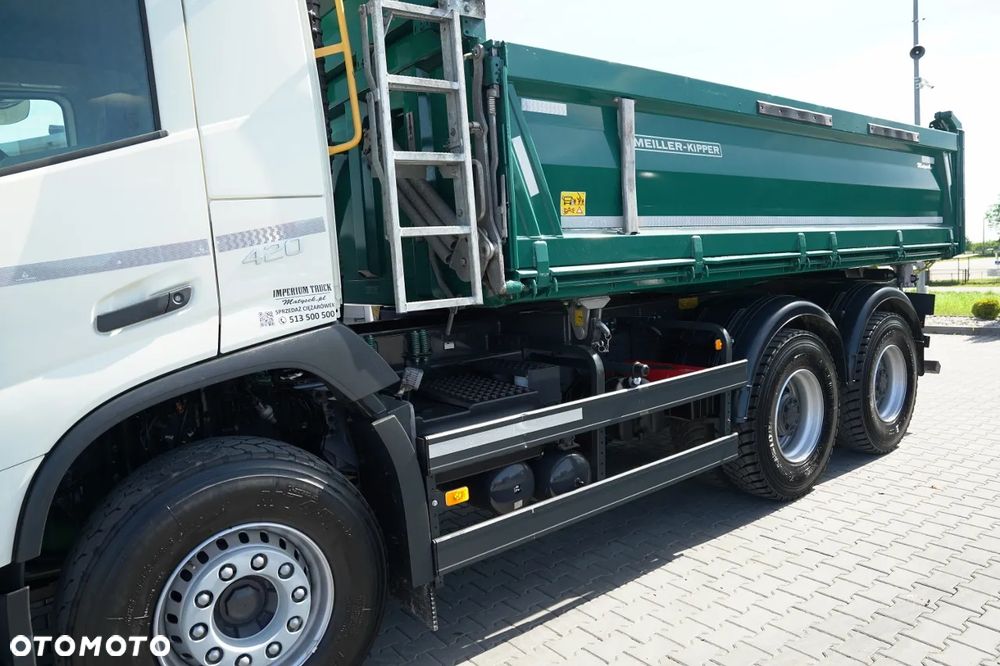 Volvo FMX 420 / 6X4 / WYWROTKA 3 STRONNA / MEILLER / 8 TYS KM / I-SHIFT / EURO 6 / - 17