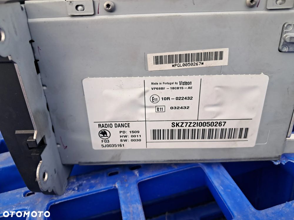 Skoda Roomster 1.6 Benzyna Radio VP68BF-18C815-AE - 5