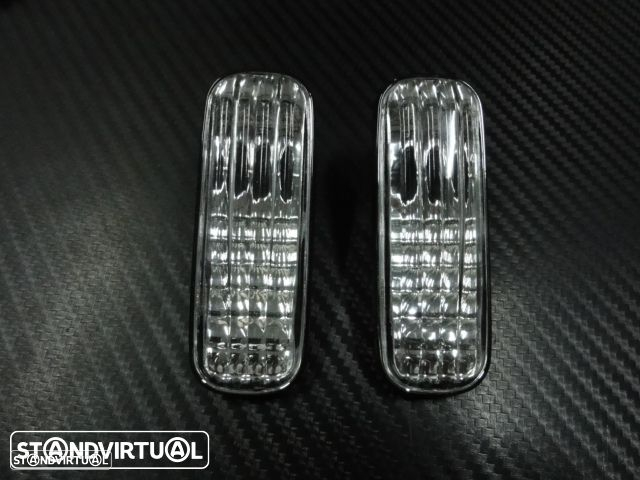 Piscas / faróis / farolins laterais+ lâmpadas cromadas para Honda civic 96-01, HRV, prelude fundo cristal - 3