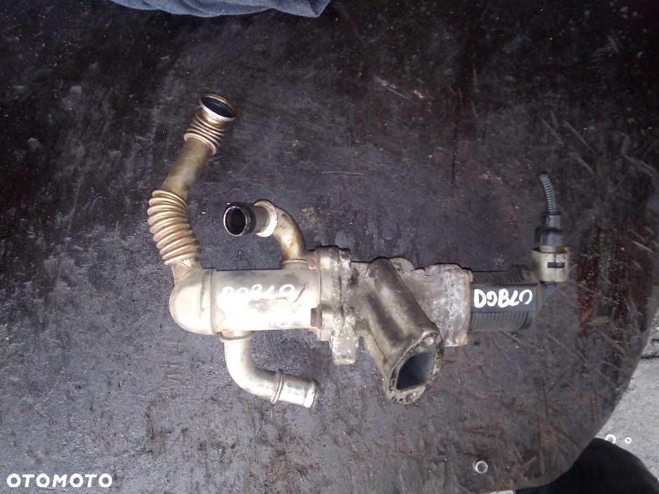 FIAT PANDA PUNTO DOBLO 1,3JTD  EGR zawór chłodnica spalin - 1
