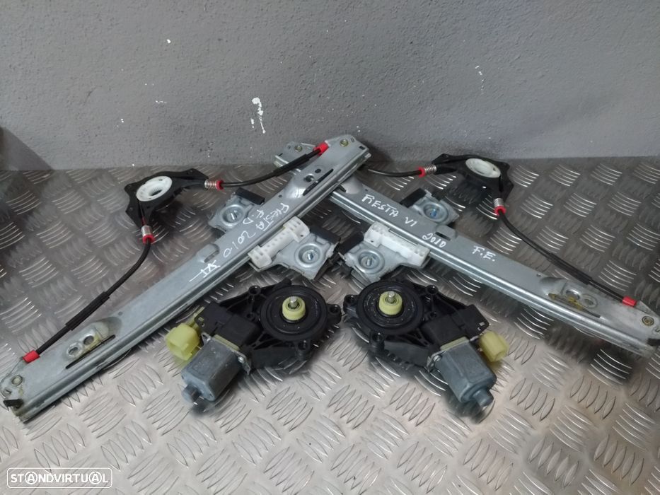 Motor Elevador Vidro Elétrico Porta frente Ford Fiesta MK6  2009 a 2017 - 1