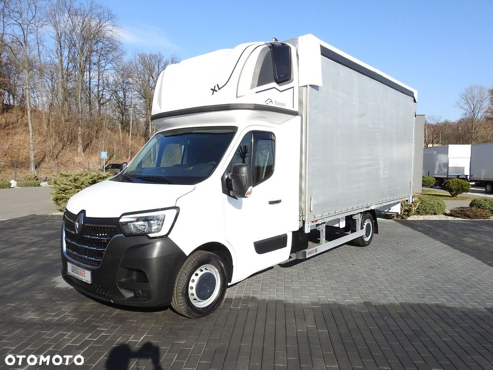 Renault MASTER  PLANDEKA 10 PALET WEBASTO TEMPOMAT LEDY PNEUMATYKA KLIMATYZACJA  165KM - 19
