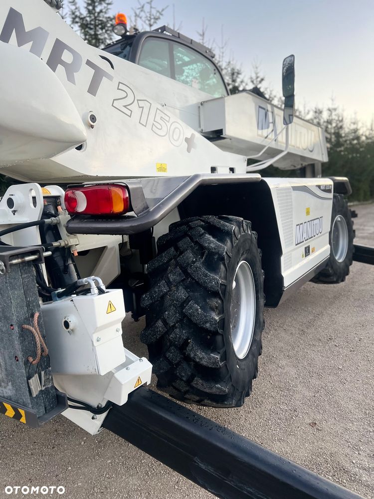 Manitou Ładowarka teleskopowa Manitou Mrt 2150 + Privilage Roto obrotowa 360 Pilot sterowanie radiowe Kosz Widły 2016/17 1840 2550 2540 silnik Mercedes 2150+ Merlo - 33