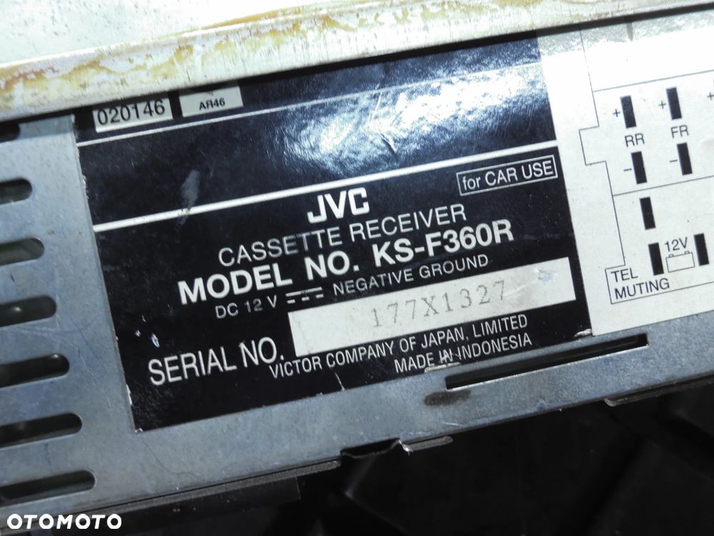 RADIO SAMOCHODOWE RADIOODTWARZACZ JVC KS-F360R - 2