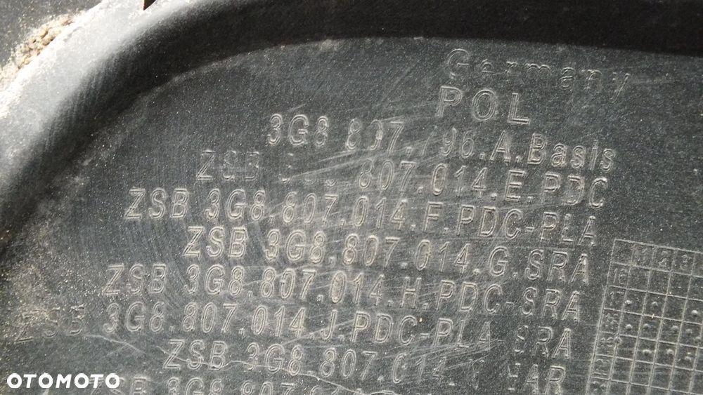 Zderzak przedni prawy Volkswagen Arteon 3G8807796A - 4