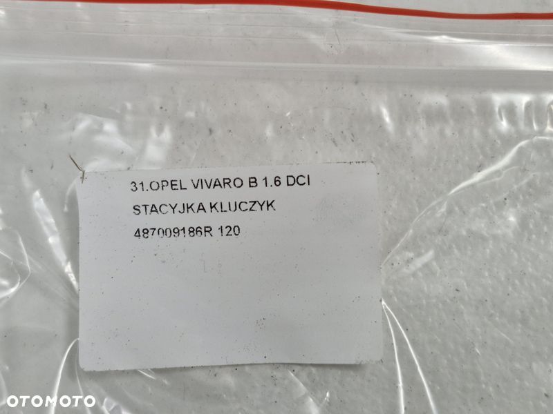 OPEL VIVARO B 1.6 DCI STACYJKA KLUCZYK 487009186R - 9