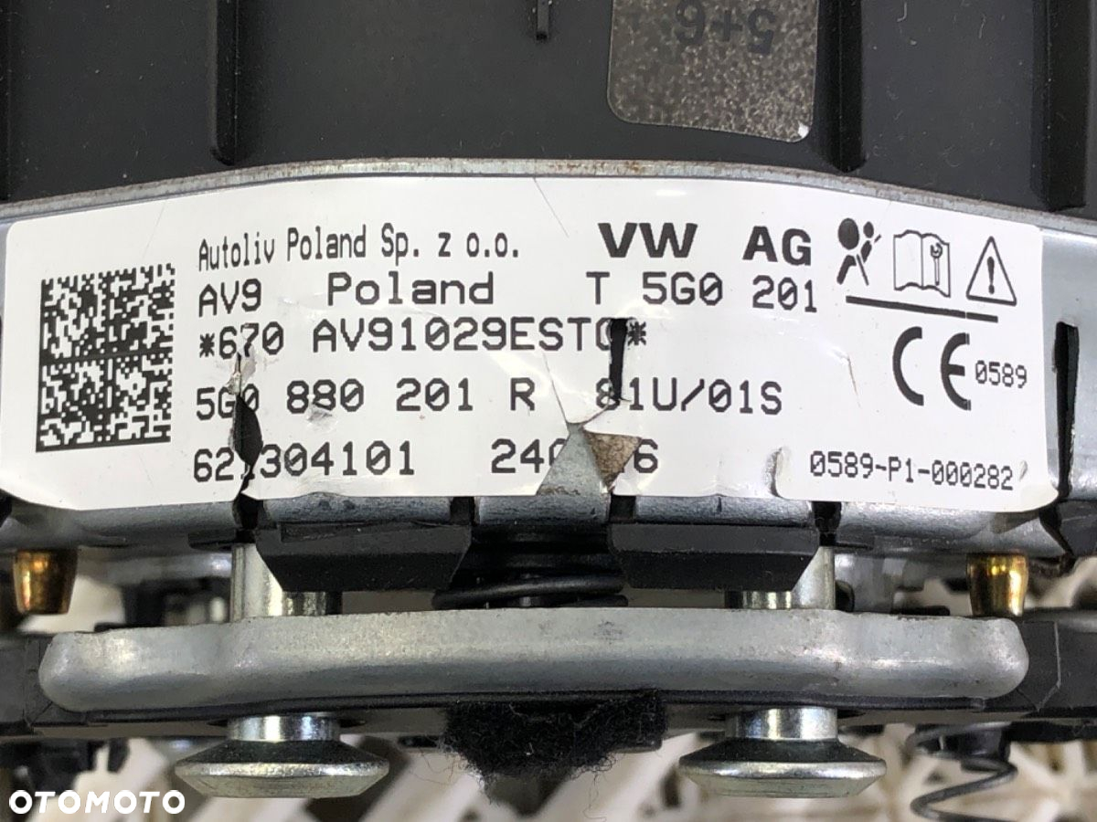 KOKPIT PODUSZKI PASY KOMPLET - 3999.00 PLN - VW GOLF VII Variant (BA5, BV5) 2013 - 2022 1.6 TDI 81 - 16