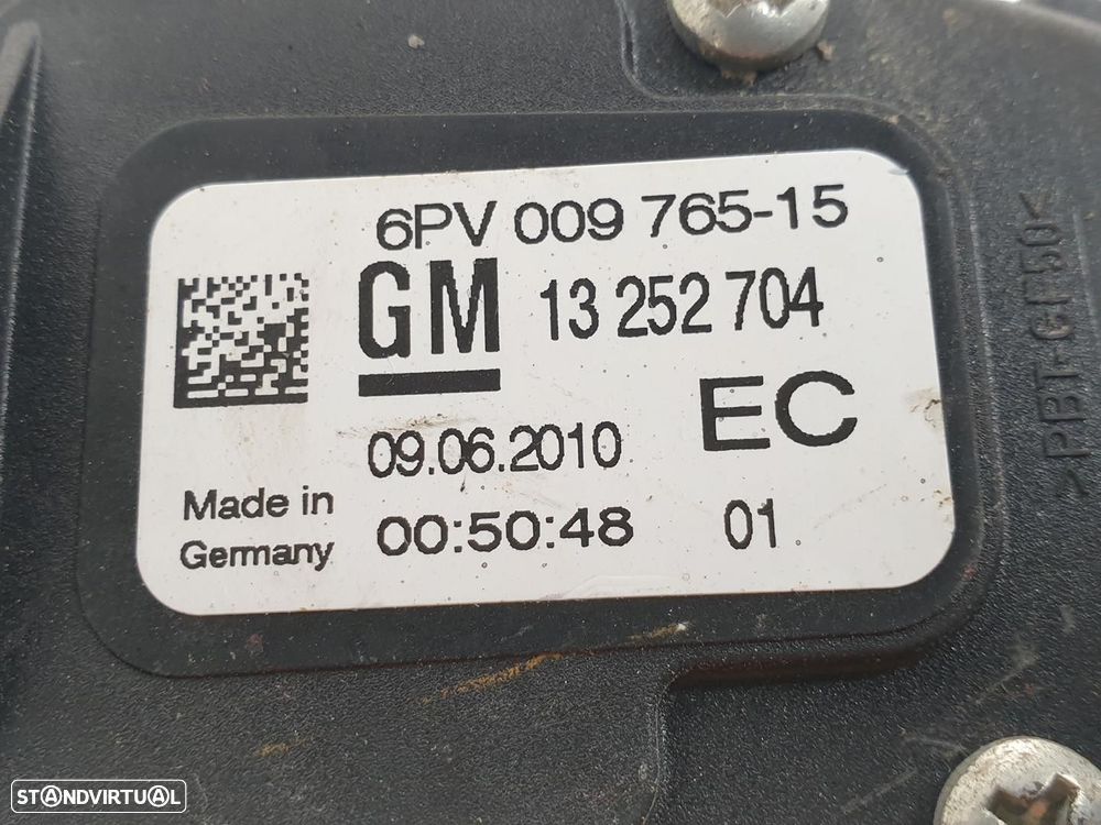 POTENCIOMETRO PEDAL OPEL ASTRA J 2009 - 4