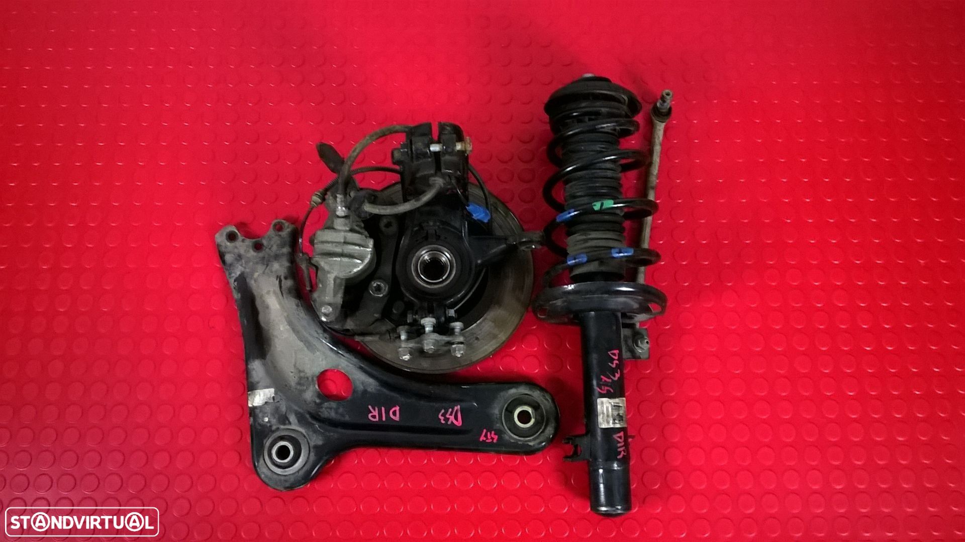 Suspensão Frente Direito1.6HDi 112cv - 3521V2 / 5208H2 / 1607557580 / 9808868280... - 1