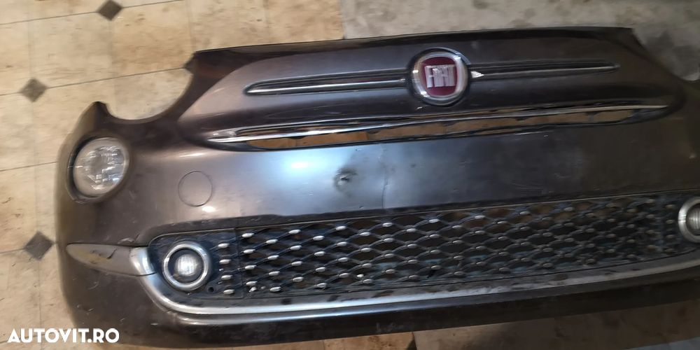 Bara fata Fiat 500 2016 proiector dreapta proiector stanga lumini de zii - 2