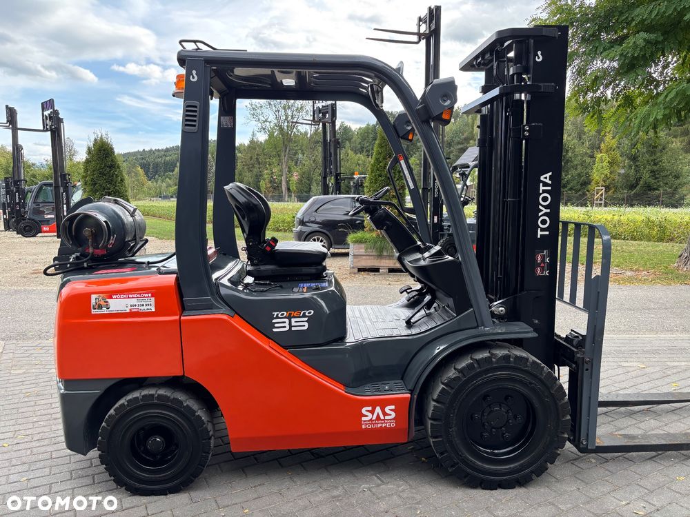 Toyota 8FGJF35 GWARANCJA LPG wolny skok waga DOSTAWA 65 800NETTO - 1