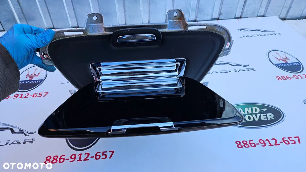 Jaguar XJ 351 Stolik fotela lewego Stolik lewy Oparcie lewe Drewno Stelaż  L0089374AC03 - 3