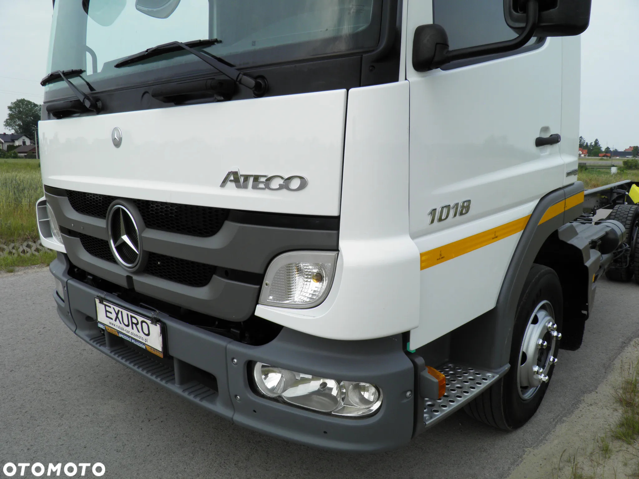 Mercedes-Benz ATEGO 1018 RAMA LAWETA NAJAZD POD ZABUDOWĘ STAN IDEALNY SALON POLSKA I-WŁAŚCICIEL 2012R MAŁY PRZEBIEG - 11