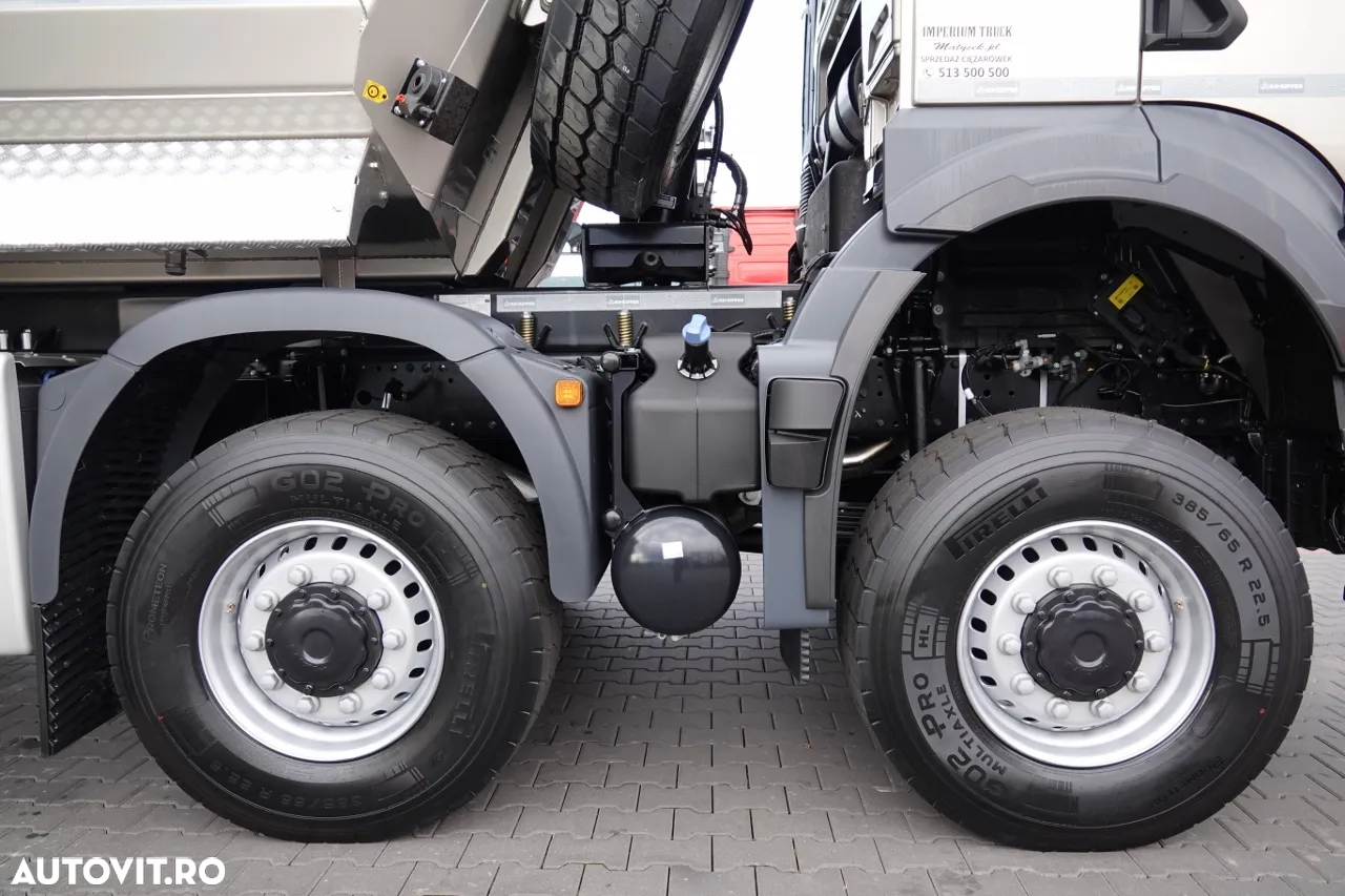MAN TGS 41.480 / 8X8 / ​​BASCULATOR SPATE / KH-KIPPER / HARDOX / METALIC / 2025 / AUTOMAT / NOU / DISPONIBIL Imediat! - 23