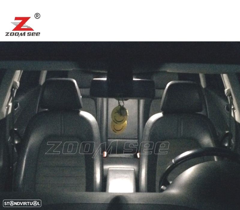 KIT COMPLETO DE 21 LÂMPADAS LED INTERIOR PARA SKODA FABIA SEDAN SALÞÃN MK2 MKII 3T4 2009 -2015 - 3