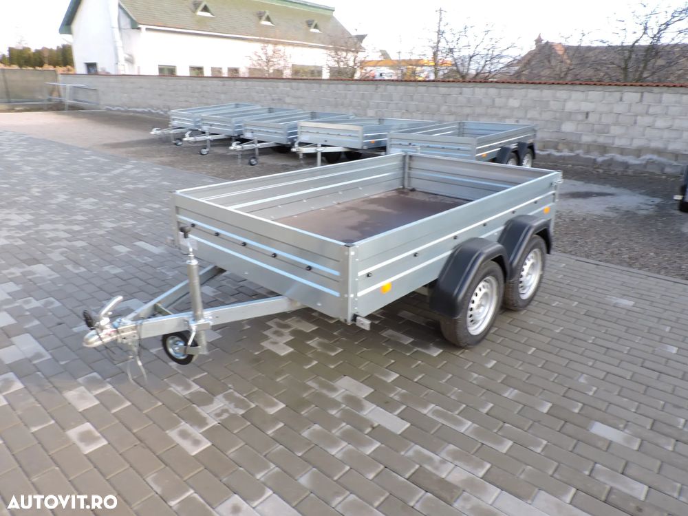Trailer Europe ALFA, 2 axe ,1 axe , arc de foi, torsiune , sistem franare - 15