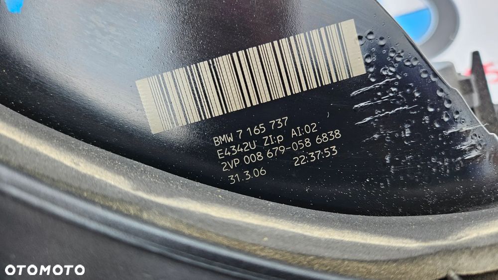 BMW 5 E60 SEDAN 2003-2007 Kompletna lampa tył lewy Lampa tylna lewa kierunkowskaz biały 7165737 EUROPA - 7