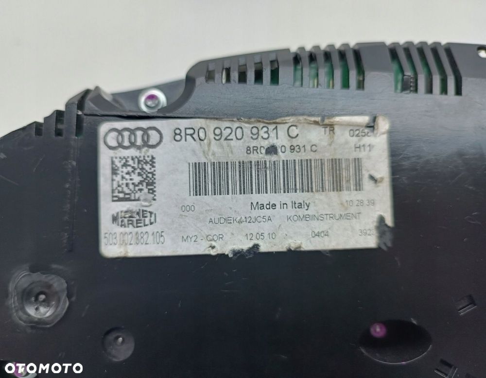 ZEGARY LICZNIK AUDI Q5 8R0920931C - 6