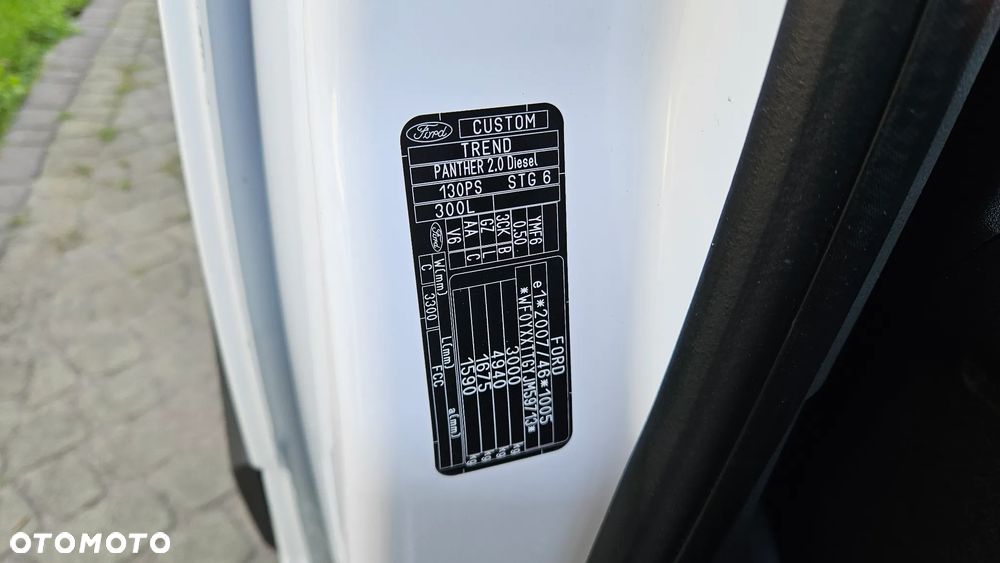 Ford Custom 2,0TDCI L2H1 Długi Led Webasto Parktronik Klima Hak Brutto - 28