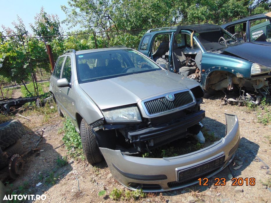 Macara Skoda Fabia 2000-2006 butoane geam brasca usa stanga dreapta - 1