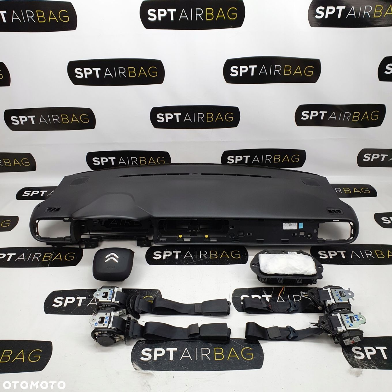 CITROEN C3 III DESKA ROZDZIELCZA KONSOLA KOKPIT PULPIT PODUSZKI AIRBAG AIR BAG PASY KIT SET - 1