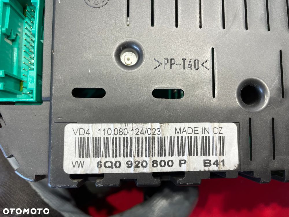 6Q0920800P LICZNIK ZEGARY VOLKSWAGEN POLO 9N - 4