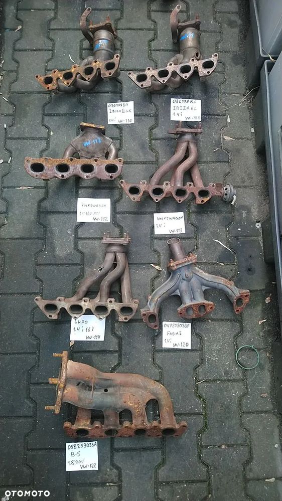 W-wa VW VOLKSWAGEN AUDI KOLEKTOR WYDECHOWY - 4