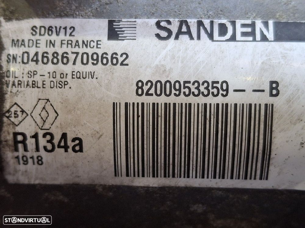 Compressor Do Ar Condicionado Renault Kangoo Express (Fw0/1_) - 6