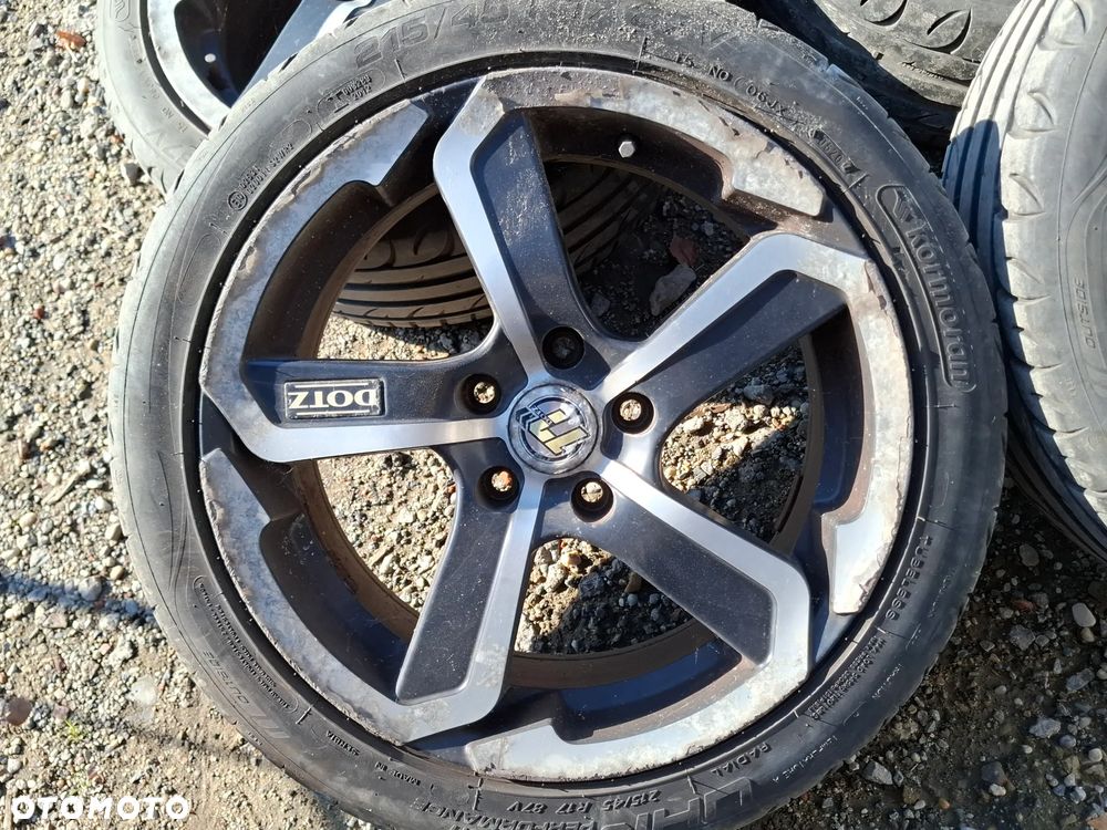 ALUFELGI KOLA R17 5X112 OPONY 215/45 DOTZ VW AUDI SEAT SKODA SLASK WYSYLKA - 2
