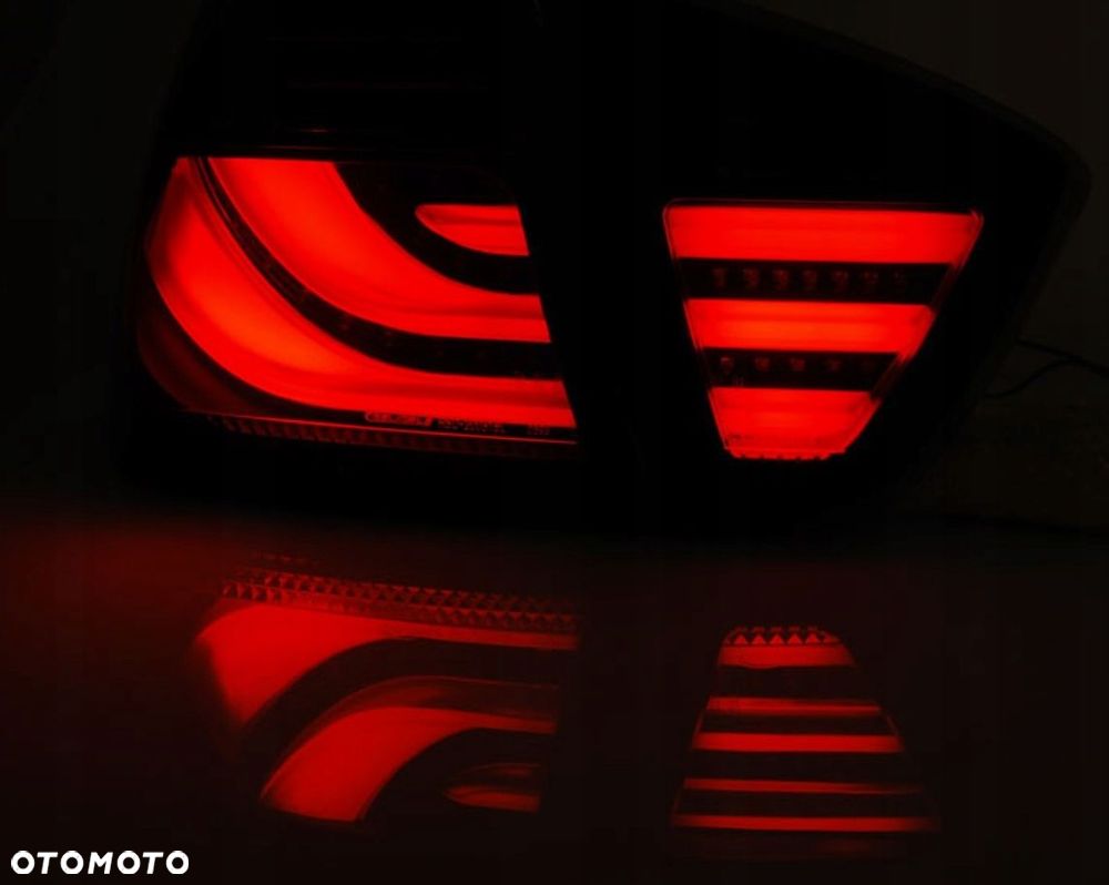 Lampy tylne L+R 4szt Led Bar Diodowe Black Tuning Bmw 3 e90 sedan 2005-2008 - 3
