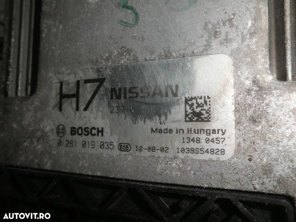 ECU / calculator motor Nissan Qashqai 1.6 DCI 0281019035 23710-BB58E - 3