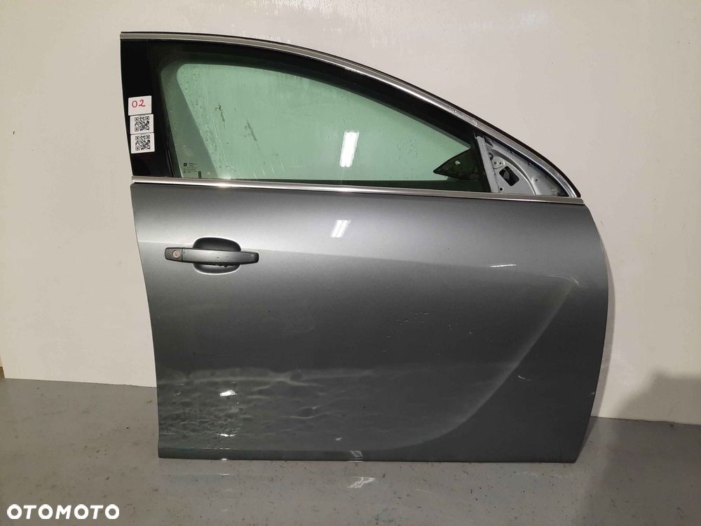 } DRZWI PRZÓD PRZEDNIE PRAWE DO OPEL INSIGNIA A 1 I Z179 SZARE - 1