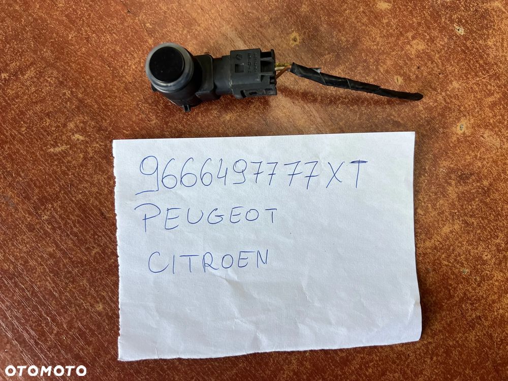 CZUJNIK PARKOWANIA PDC PEUGEOT CITROEN 9666497777XT 9666497777 XT ORYGINAŁ