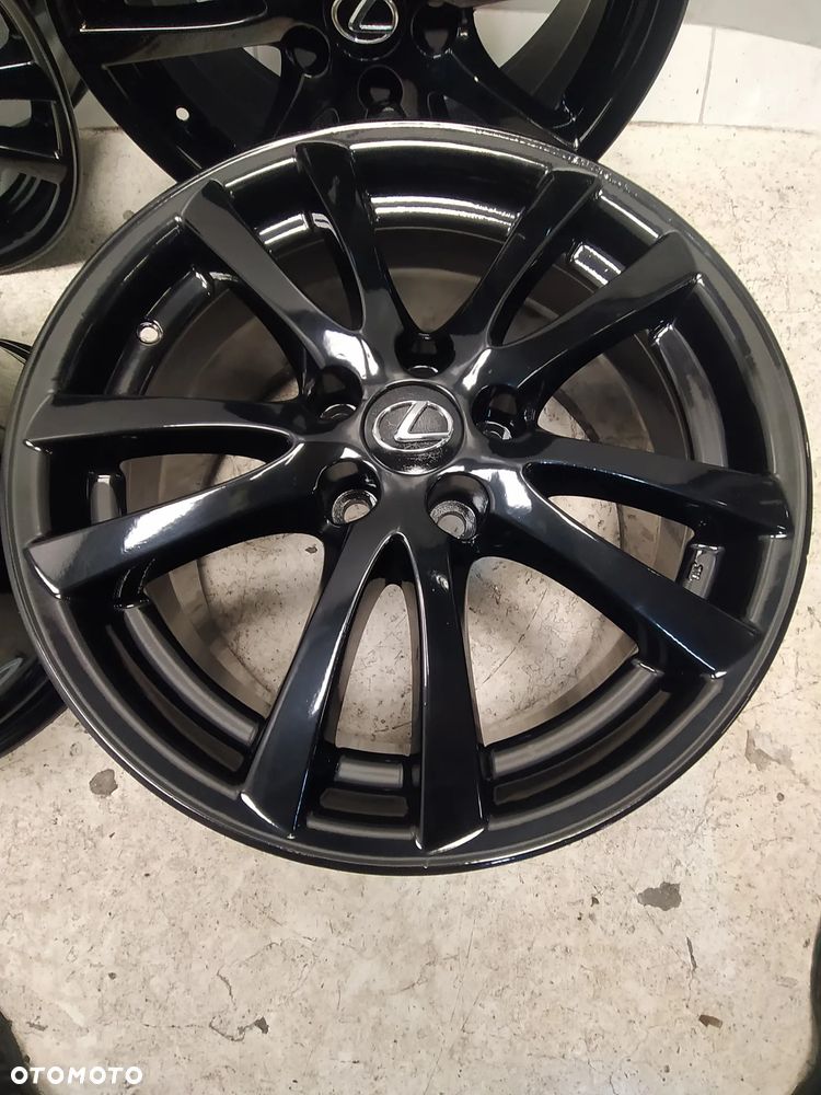 LEXUS IS MK2 IS220 IS250 IS350 8X18 8,5X18 ORYGINALNE FELGI ALUMINIOWE R18 ET50 E745 5x114,5 KOMPLET DEKIELKI ORYGINAŁ - 3