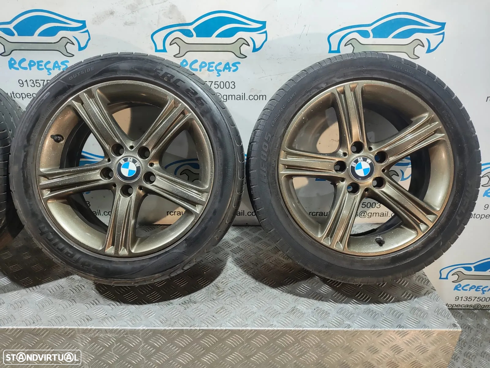 - Jantes 17 Polegadas Originais BMW Style 393 - 5x120 - 36116796242 | 6796242 - F20 | F21 | F30 | F31 | F32 | F33 | F36 - 9