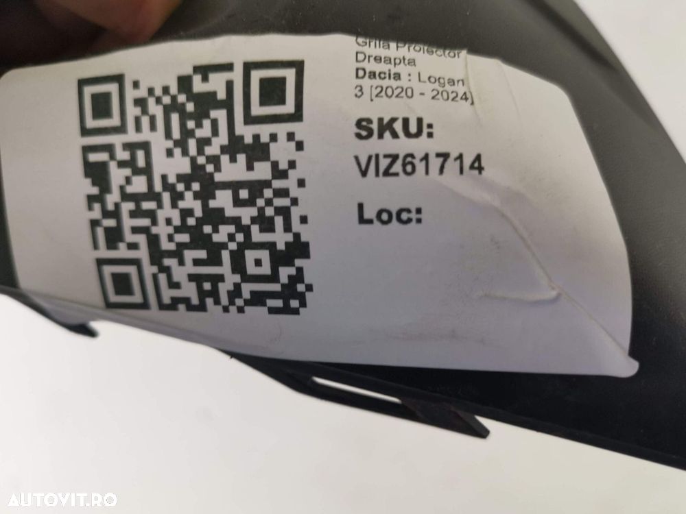 Grila Proiector Stanga Dacia  Logan 3 [2020 - 2024] Originala In Stare - 8