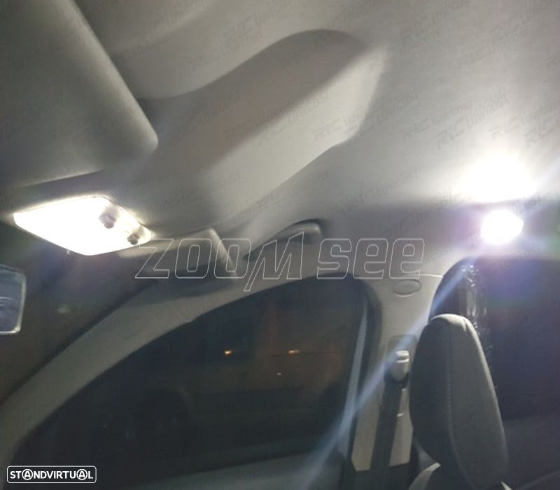 KIT COMPLETO 9 LAMPADAS LED INTERIOR PARA FIAT IDEA 03-12 - 3