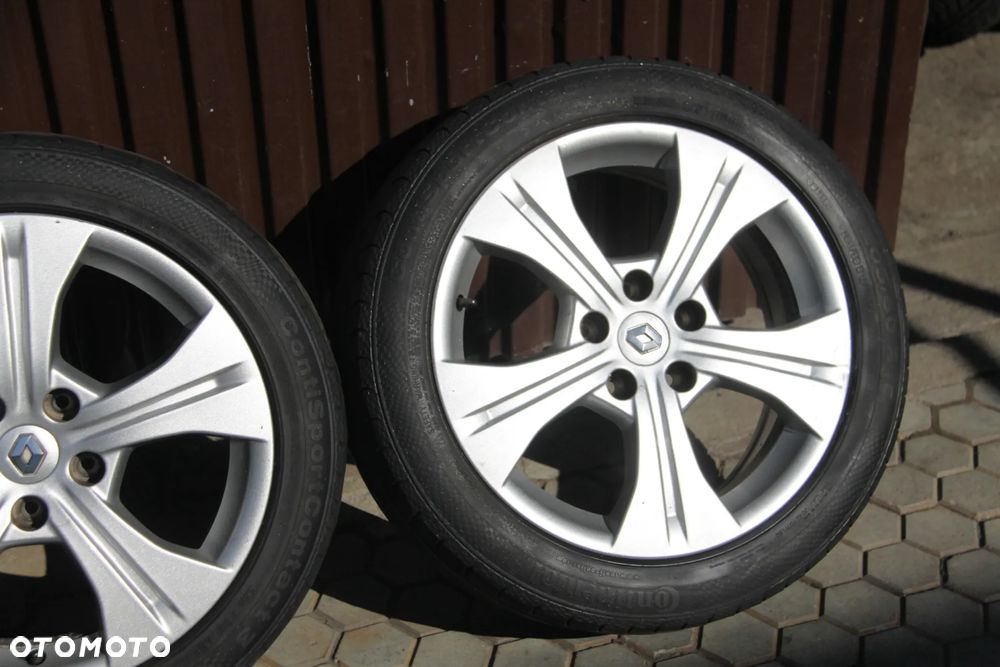 Koła Alufelgi 17 cali 5x114.3 7JX17 ET 49 RENAULT - 9