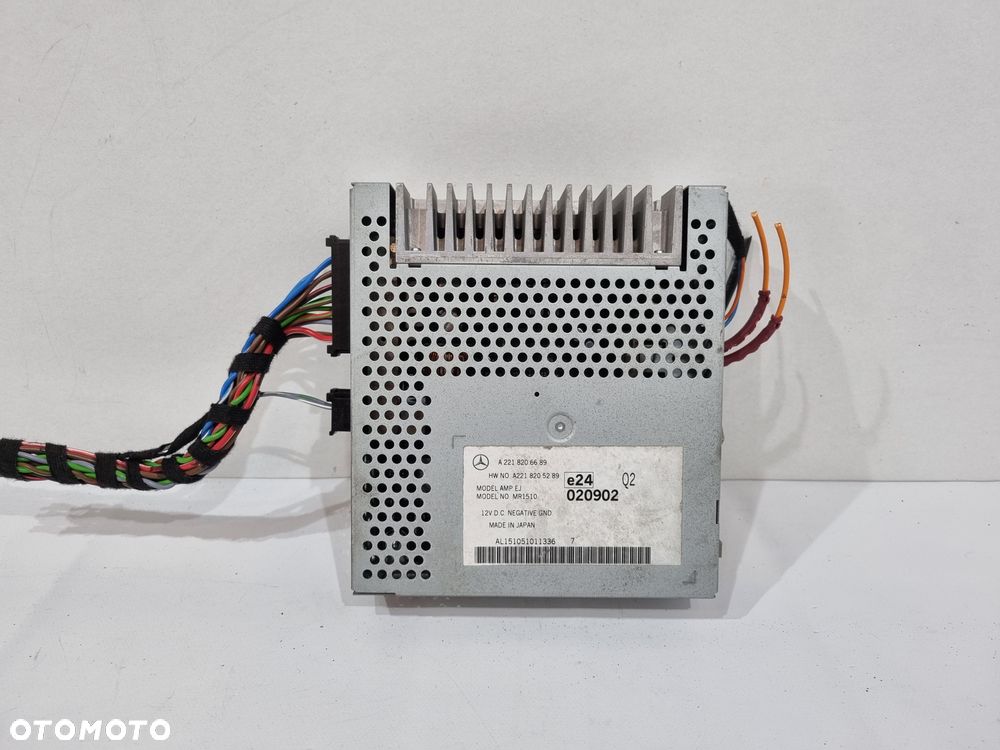 MERCEDES S-KLASA W221 W216 WZMACNIACZ AUDIO A2218206689 - 1