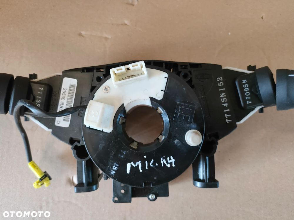 Nissan Micra k12 lift 1.2 PRZEŁĄCZNIK ZESPOLONY PAJĄK 25560-9U03D - 5