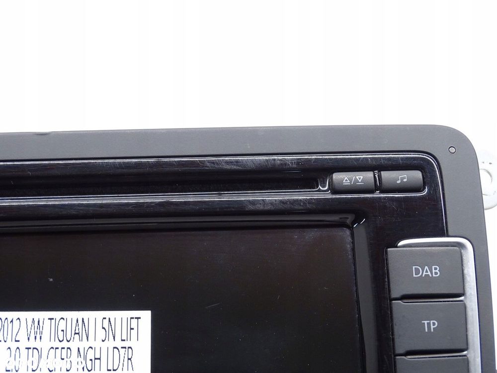 RADIO RADIOODTWARZACZ CD EKRAN WYŚWIETLACZ VW TIGUAN I 5N LIFT 3C8035195G - 6